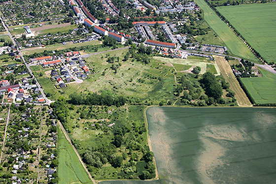 Wohngebiet Blumental Magdeburg - Luftbild